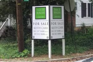 Wilmington Real Estate Signs post panel outdoor real estate e1679518783537 300x200